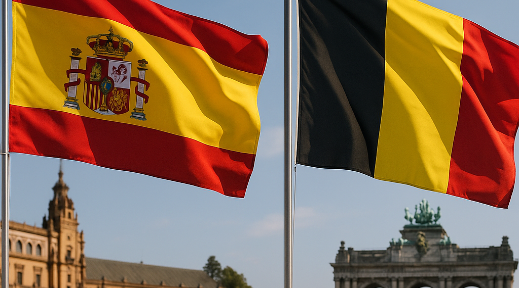 España-Bélgica, un choque de titanes