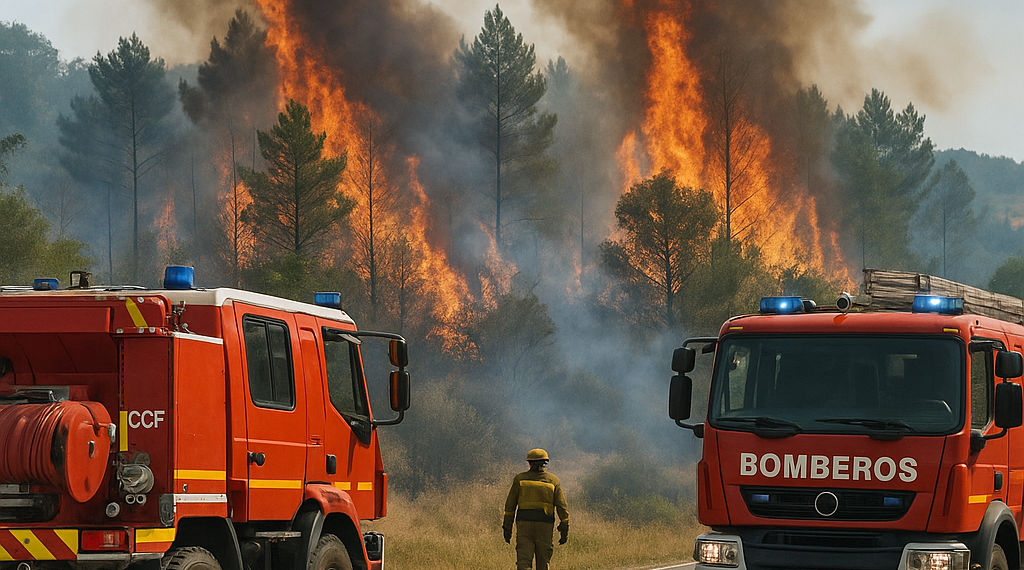 España y Francia, a contrarreloj por incendios