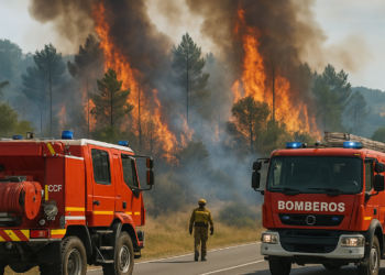 España y Francia, a contrarreloj por incendios