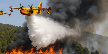 Europa moviliza cuatro aviones de Grecia e Italia para combatir los incendios en España