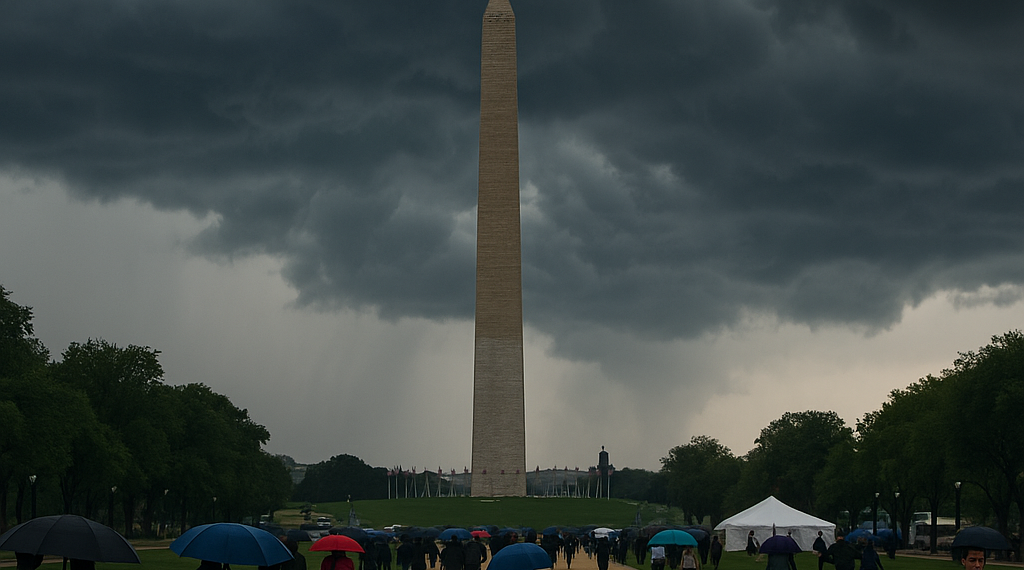 Ordenan evacuar National Mall ante llegada de tormentas