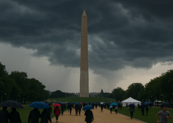 Ordenan evacuar National Mall ante llegada de tormentas