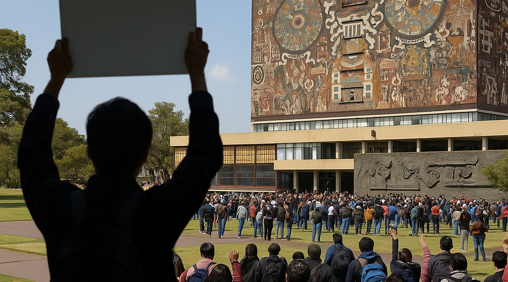 Reclaman en UNAM nuevo examen