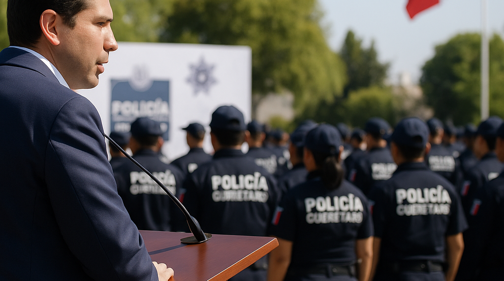 Encabeza Felifer conmemoración por 28 años de la Secretaría de Seguridad Pública en Querétaro