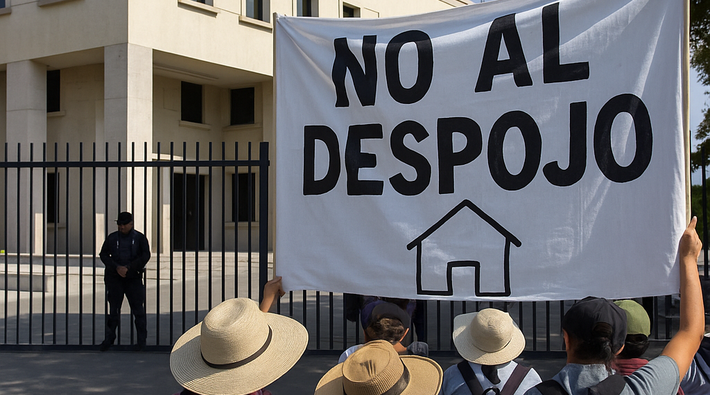 Atiende Fiscalía protestas por despojos en la Del Valle