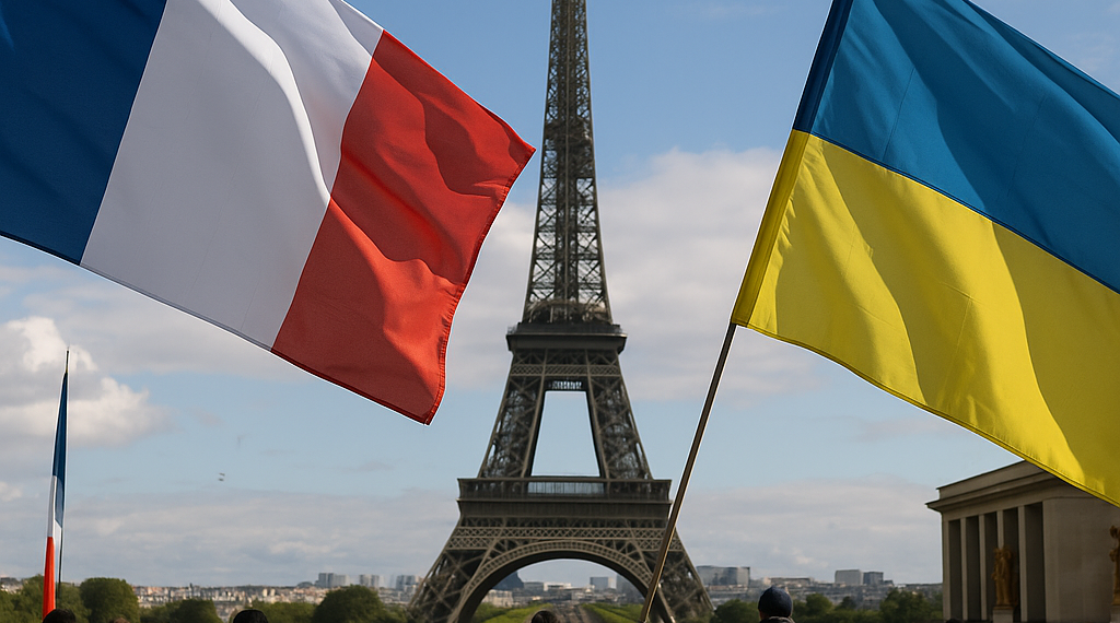 Francia celebra su fiesta nacional con un desfile en honor a Ucrania y los europeos