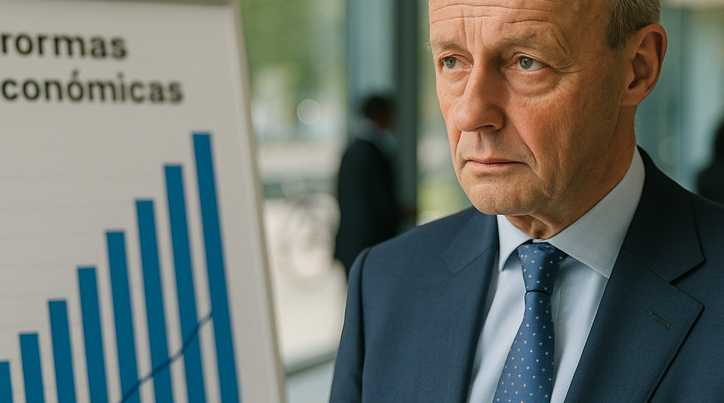 Friedrich Merz presentó un paquete de 34 reformas para reactivar la economía alemana