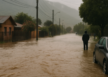 Intensas lluvias en Chile dejan 4 muertos y múltiples inundaciones