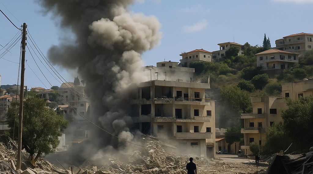 El Ejército de Israel ejecutó dos ataques contra una localidad del sur de Líbano