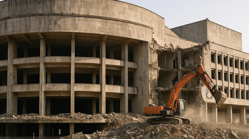 Big, Shiny Concert Hall In Georgia’s Capital To Be Demolished After 14 Years Of Sitting Unfinished And Unused