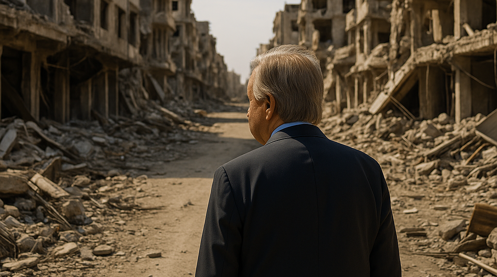 Guterres llega a Siria en una visita histórica, la primera de un jefe de la ONU desde 2009