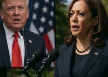 Arremete Harris contra Trump por su discurso nacional