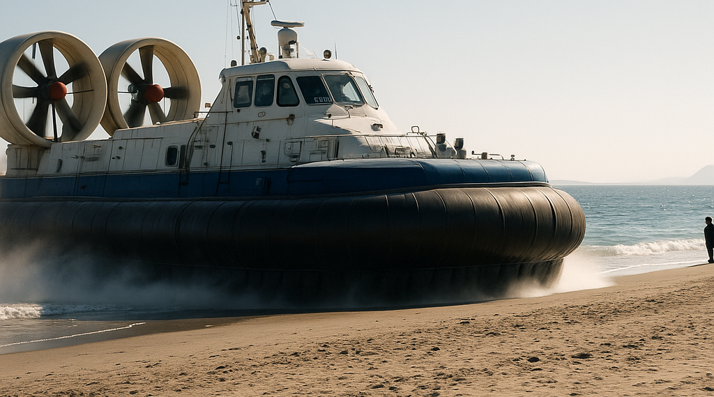 Qué es un hovercraft, cómo funciona y por qué Estados Unidos lo utiliza para llevar ayuda a Venezuela