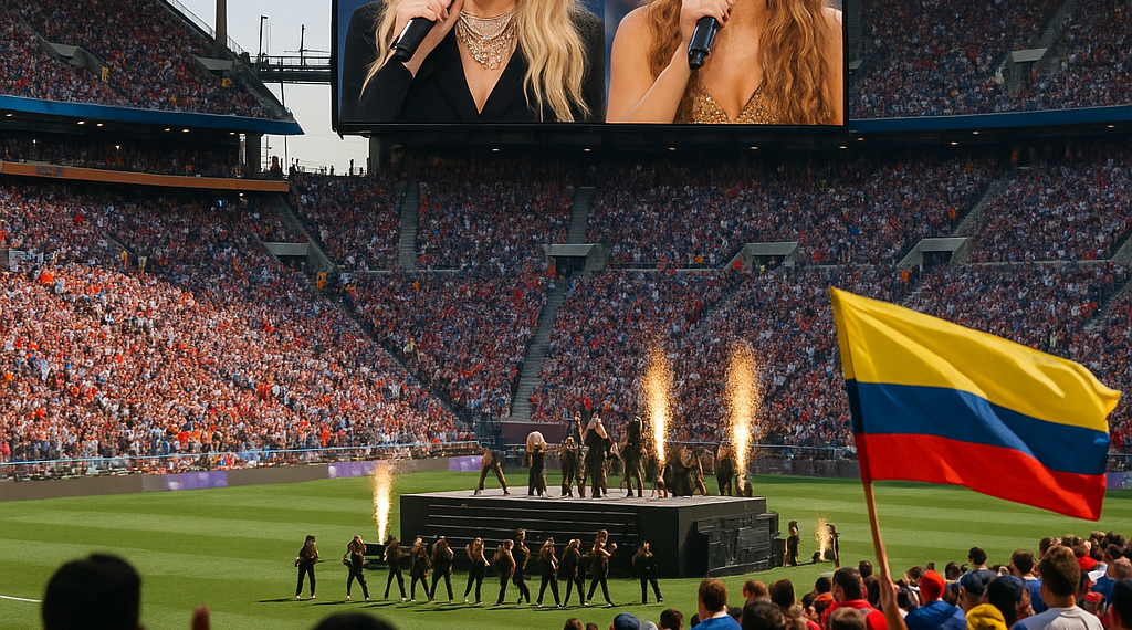 Electrizan Madonna y Shakira en show de la Final del Mundial