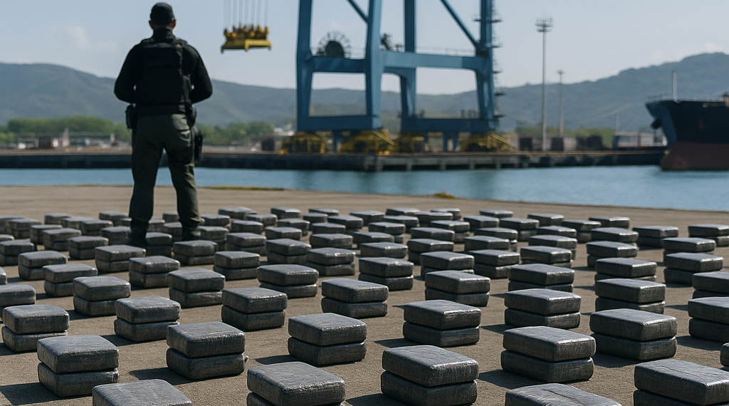 Aseguran 1.2 toneladas de cocaína en Lázaro Cárdenas