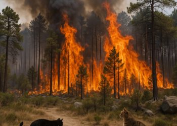 Un incendio de "magnitud excepcional" arrasa parte del emblemático bosque de Fontainebleau, a las afueras de París