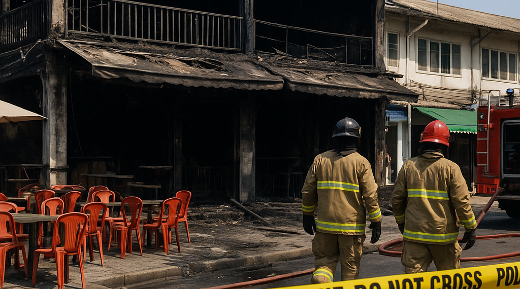Un incendio en un pub de Bangkok deja al menos 27 muertos y varios heridos