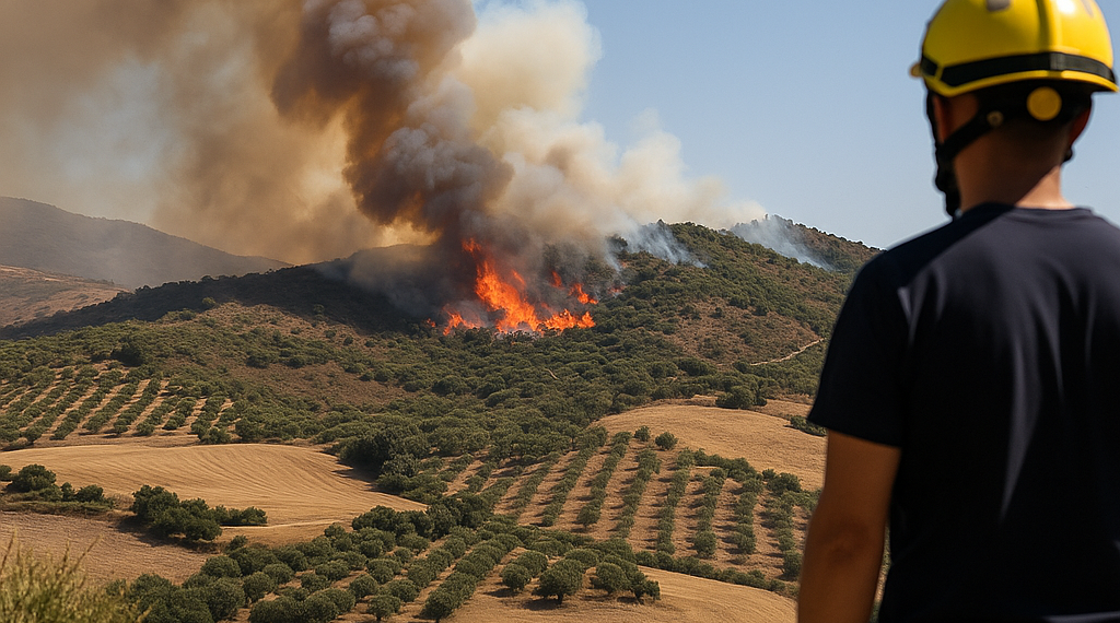 Tras dos días de "infierno", el mortífero incendio del sur de España evoluciona favorablemente