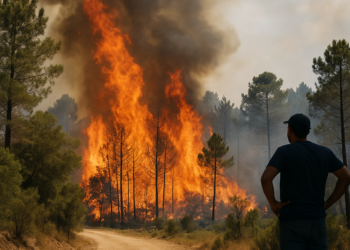 Desplazan incendios a 320 mil en Francia, España y Portugal