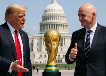Elogia Infantino a Trump y le atribuye éxito del Mundial