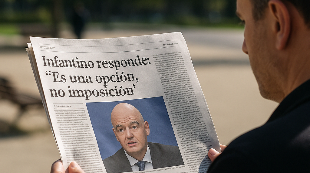 Infantino se defiende: "Es una oportunidad, no una obligación"