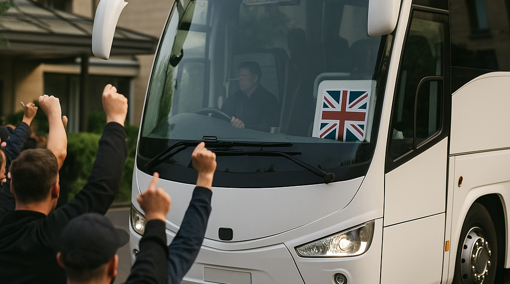 Abuchean a Inglaterra en su llegada al hotel en CDMX