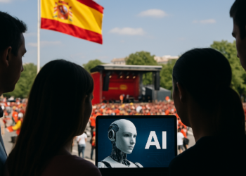 Las locuras de la IA tras ganar España el Mundial: reinventa el baño de Messi a Lamine Yamal