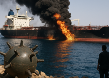 Afirma Irán que dos petroleros explotaron por minas en Ormuz