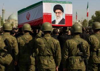 El régimen de Irán inició la procesión fúnebre de Ali Khamenei en Teherán con un fuerte operativo militar y la ausencia de Mojtaba