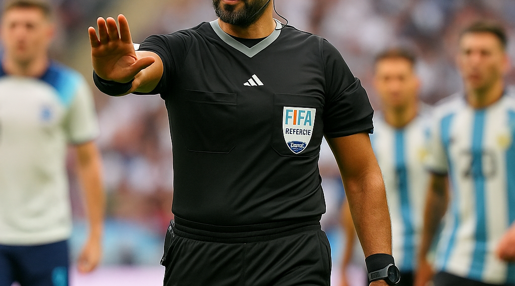 Ismail Elfath, el árbitro del Uruguay-España, pitará el Inglaterra-Argentina