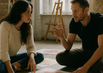 Dakota Johnson and Alexander Skårsgard on Their “Fiery” New Partnership