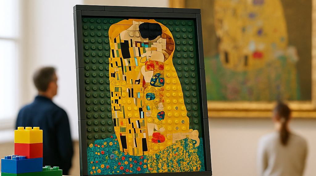 LEGO Partners with Belvedere Museum on 4,000-Piece Set of ‘The Kiss’