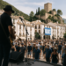 Desde la izquierda, Charlie Musselwhite, Carolyn Wonderland y Matthew Stubbs, de la banda GA-20, en el festival Cazorla Blues.