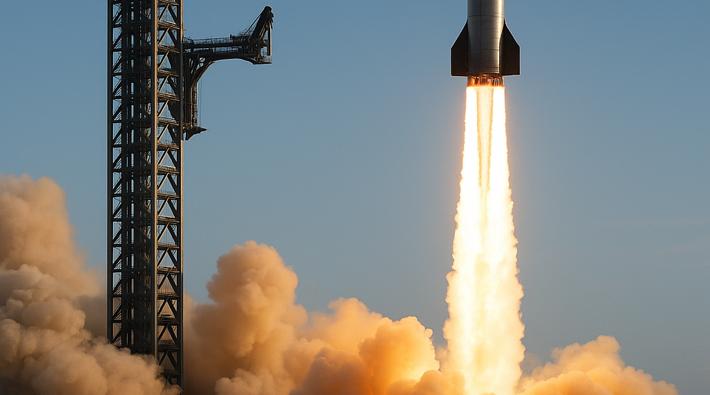Despega con éxito Starship de SpaceX