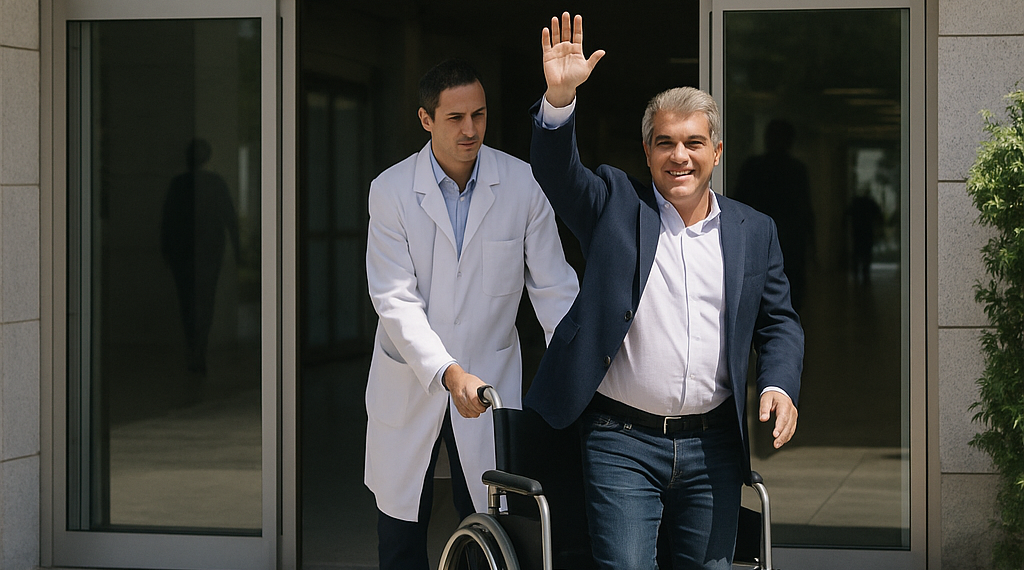 Laporta recibe el alta médica
