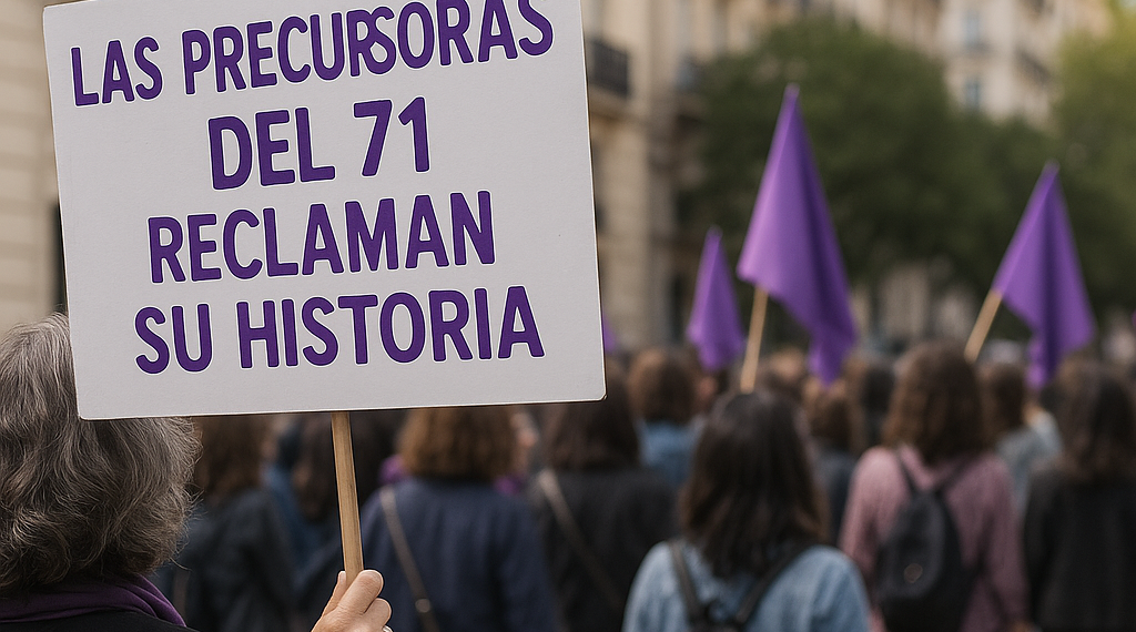Las pioneras del 71 reivindican el lugar que les debía la historia