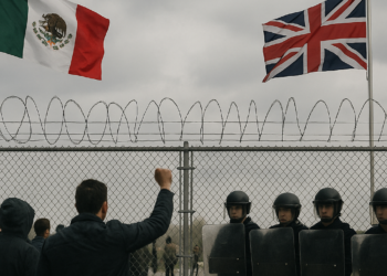 Fans mexicanos: "la lluvia de la discordia entre México e Inglaterra”