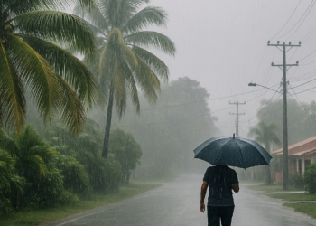 Dos ondas tropicales traerán lluvias este sábado