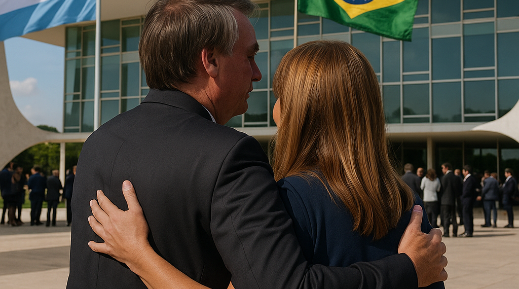 Los Bolsonaro hacen las paces a tiempo para recibir a Milei en Brasil
