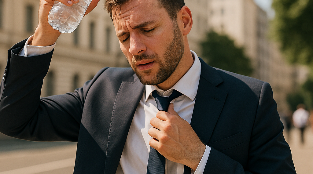 The Finance Guys Still Wearing Suits in Triple-Digit Heat