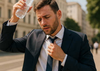 The Finance Guys Still Wearing Suits in Triple-Digit Heat