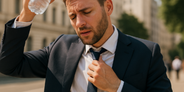 The Finance Guys Still Wearing Suits in Triple-Digit Heat