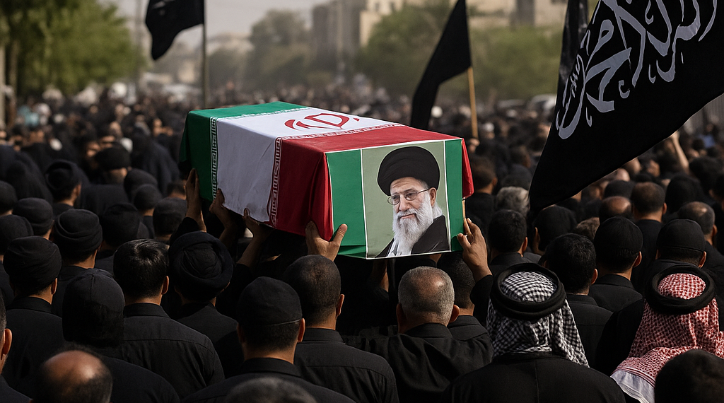 La última etapa de los funerales del líder iraní, Alí Jamenei, se realizará en Irak