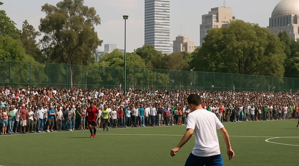 Acudieron más de un millón a zonas futboleras de CDMX