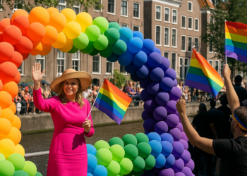 La reina Máxima de Holanda hace historia con su participación en el Orgullo de Ámsterdam 25 años después del primer matrimonio gay