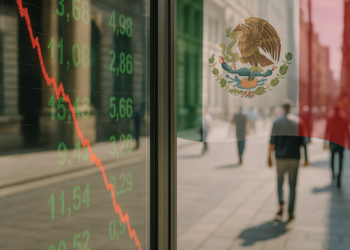 Bolsa mexicana cae levemente; acciones de Alsea lideran las pérdidas