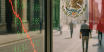 Bolsa mexicana cae levemente; acciones de Alsea lideran las pérdidas