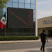 Bolsa mexicana cierra con pérdidas; acciones de Walmex encabezaron el descenso