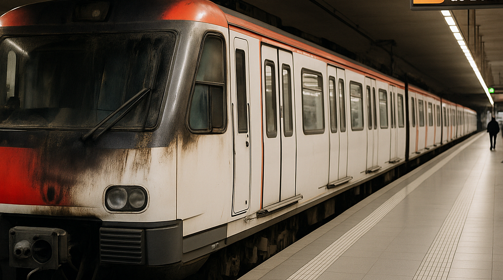 La Línea 1 del metro de Barcelona vuelve a la normalidad tras el incendio: 137 atendidos y llamativas imágenes