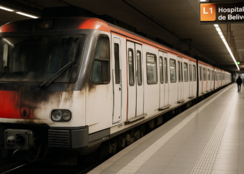 La Línea 1 del metro de Barcelona vuelve a la normalidad tras el incendio: 137 atendidos y llamativas imágenes